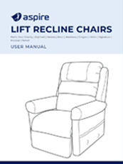 Aspire Lift Recline Chairs User Manual